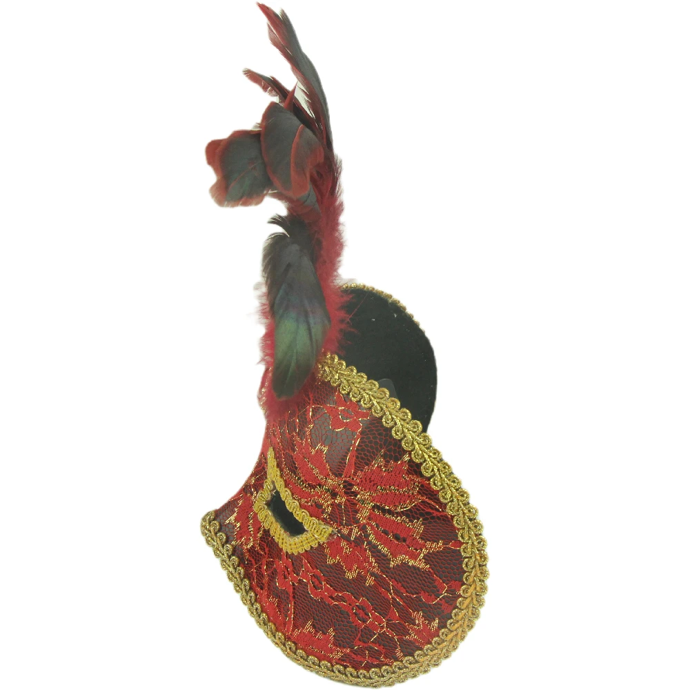 Leather Feather Mask Masquerade Parties Halloween Parties Carnival Masks Dress Costume Lady Gifts Party Masks