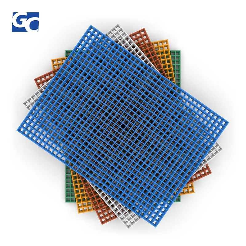 GRECHO Plastic Molded Frp Car Wash Grating Sheet Fiberglass Mesh Grate