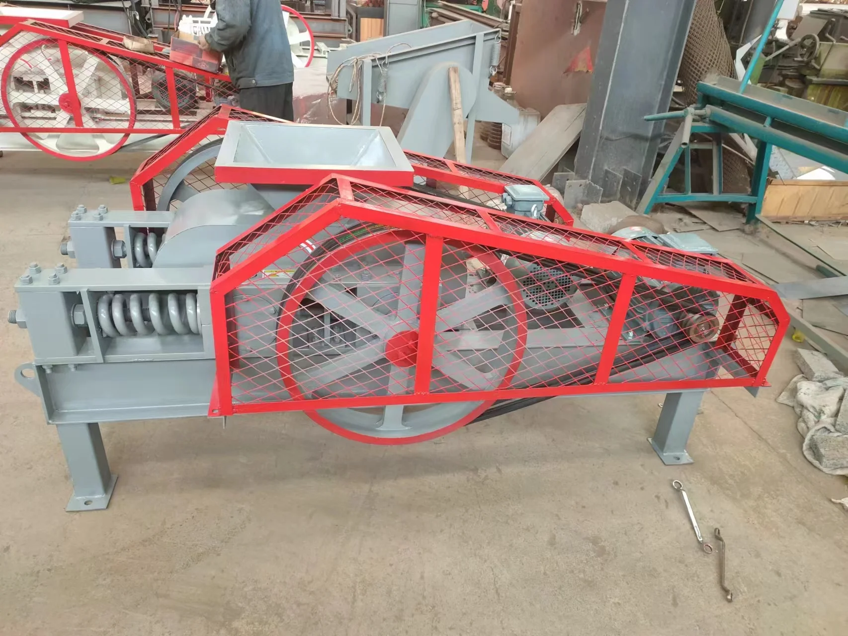 China Hot Sale High Quality Crushing Machine Double Roller Stone Crusher