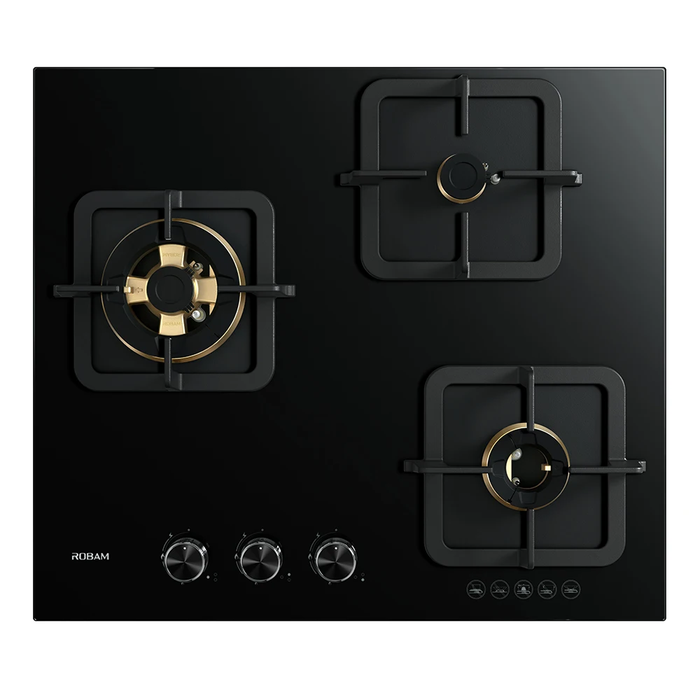 happy home gas stove 3 burner gas stove ceramic easy clean gas stove