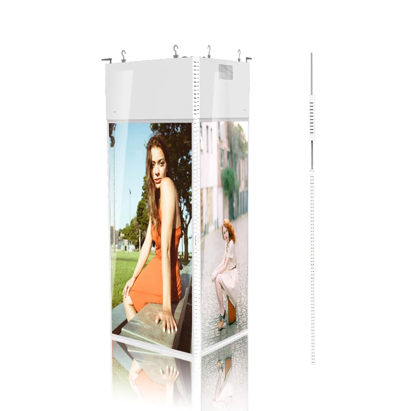 
Shop Player Double Sided Advertising Screen Lcd Display Hanging Digital Signage Window 