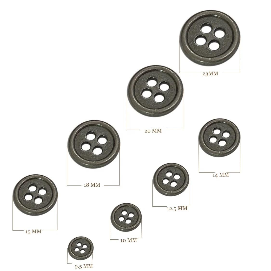 Oeko tex Эко-дружественных пользовательских цветных гальванических пользовательских кнопок Мужская рубашка Швейные Кнопки женская рубашка Швейные Кнопки