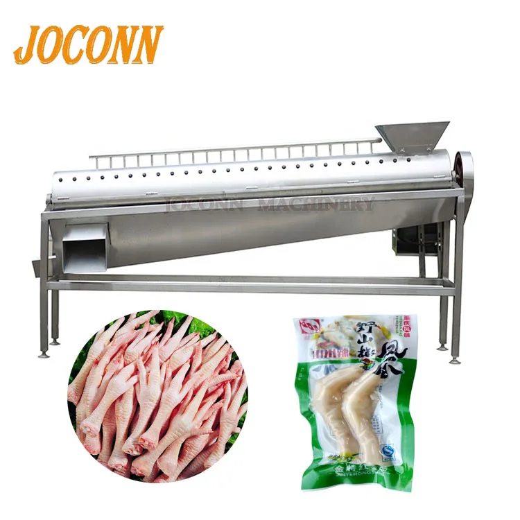 Автоматическая машина для очистки куриных лап/машина для очистки кожи куриных когтей