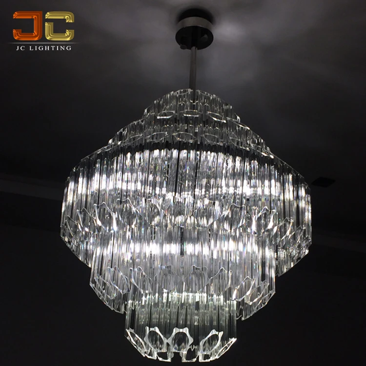 plum blossom glass tube lighting modern pendant chandeliers customization lamp for hotel room