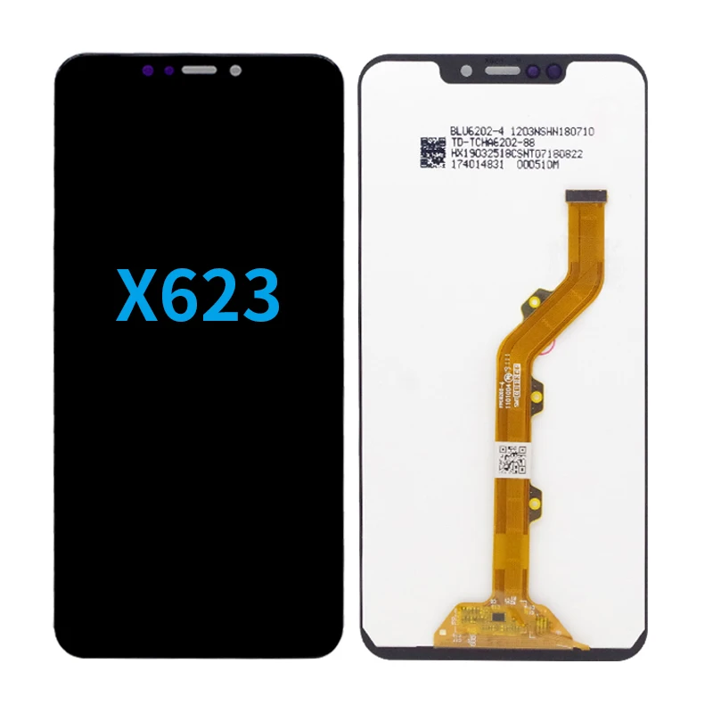 For Infinix X623 LCD With Touch Screen Sensor Complete Assembly For Infinix X623 Display Screen for infinix phone spare parts