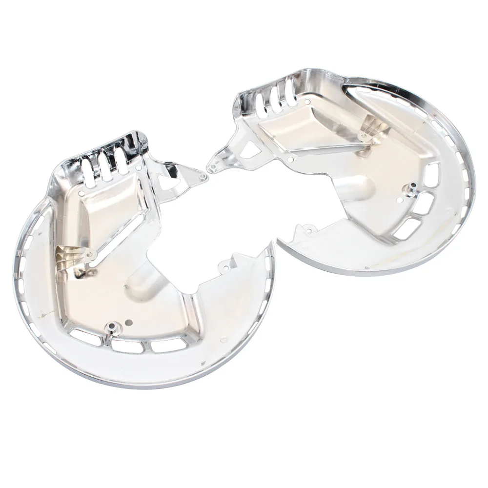 Front Wheel Disc Brake Rotor Cover w/ LED Light Motorcycle Rotor Cover For Honda Gold Wing GoldWing GL1800 2001-2017 Model