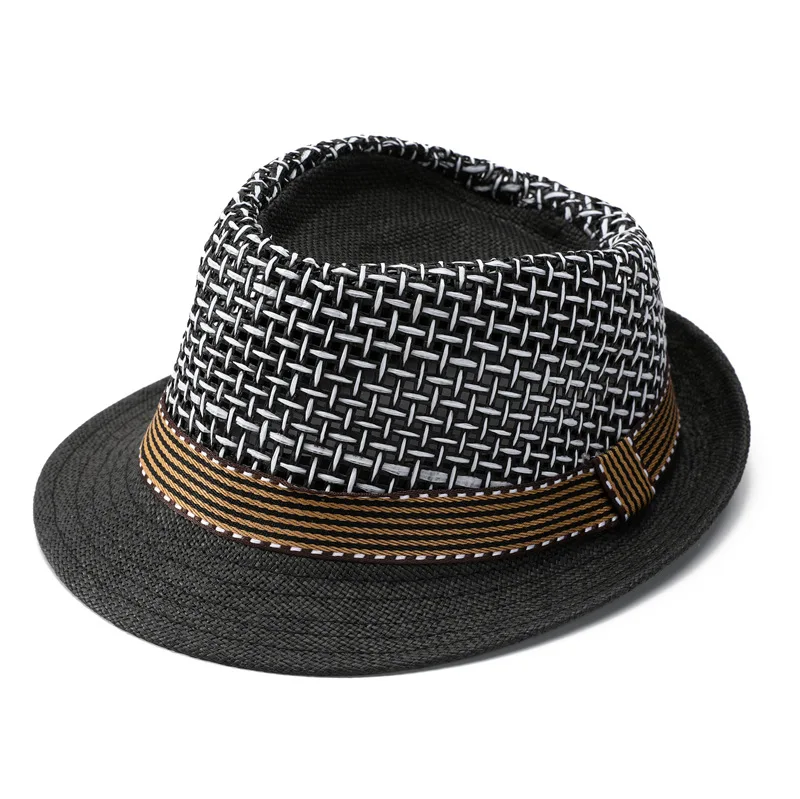 Wholesale Outdoor Unisex Breathable Design Summer Custom Women fedora panama straw hat For Men