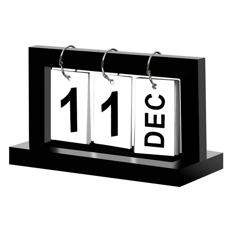 Творческие деревянные ложки шик домашнего офиса украшения настольный календарь а произведение искусства в деревенском стиле винтажном