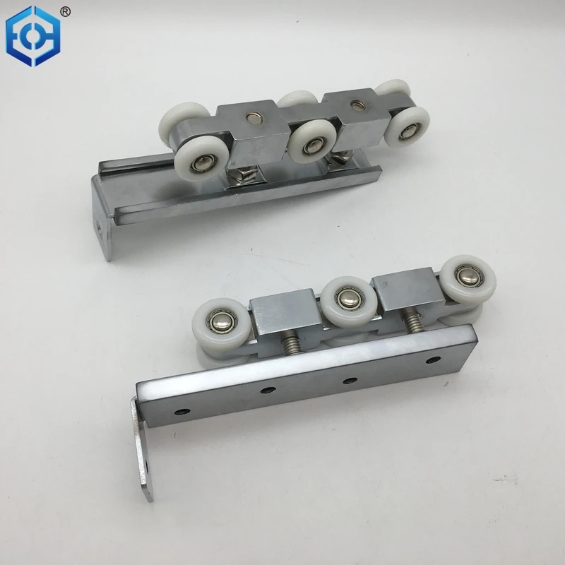 Track Roller Barn Door Track System Door Accessories Hanging 6 Wheels Sliding Track Roller
