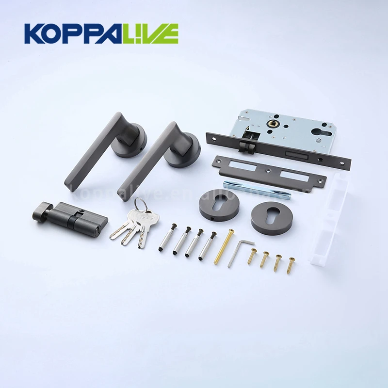 Роскошный Европейский кухонный латунный врезной дверной замок KOPPALIVE ручка ручки