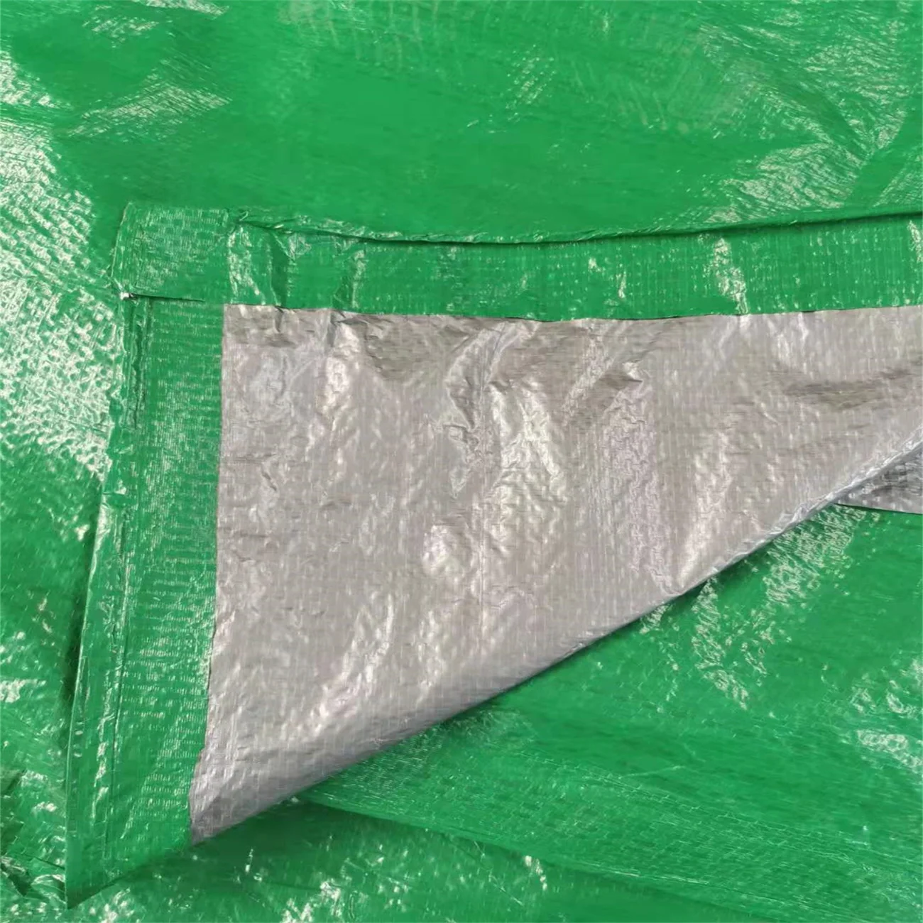 Uv Treated Green Ready Made Woven Tarpoline Roll Pe Tarpaulin