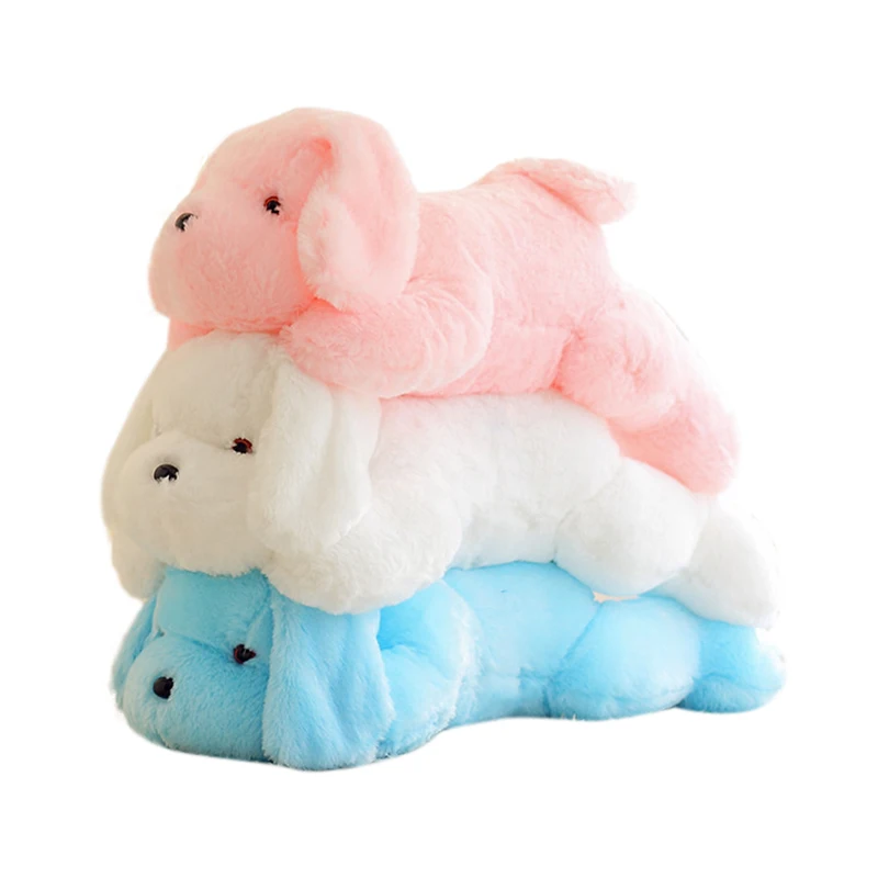 Wholesale cute glowing dog stuffed animal plush toys soft LED light up dogs for kids