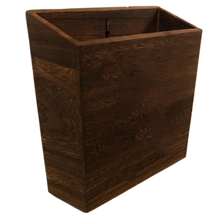 Mountable Lint Box Holder Trash Can Or Organization And Storage Bin Washer Dryer Supplies Laundry Room Wooden Lint Bin