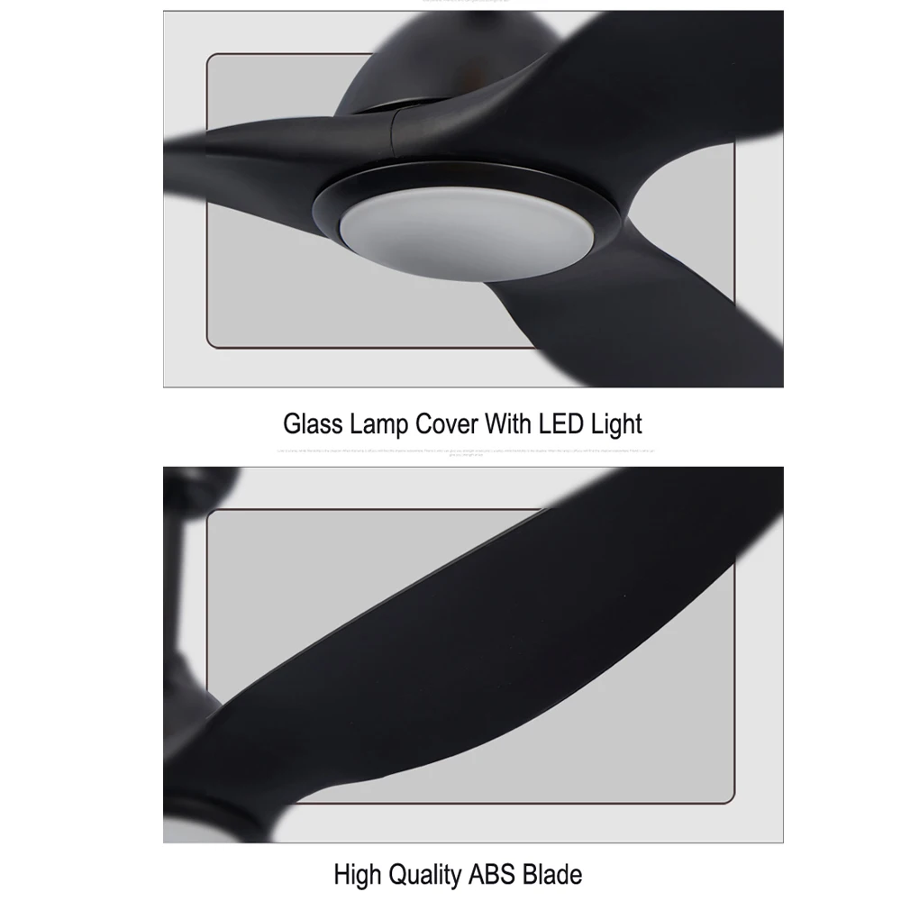 Philippines 52 Inch Fan Light Air Cooling Fan Electrical Appliances LED Ceiling Fans With Light