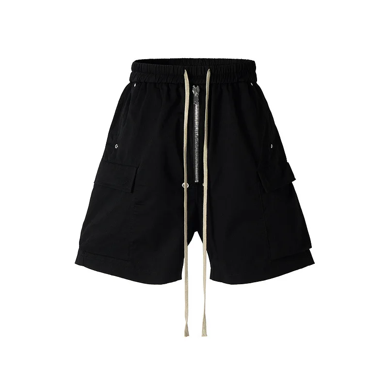 Sense Direct Dropshipping Zip-Up Mid-Rise Workwear Shorts