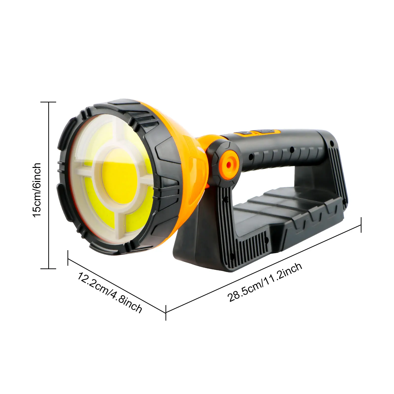 Portable Outdoor LED Hand Lights USB Rechargeable Lantern Flashlight Emergency LED High Lumen Rotatable Lamp For Camping Working