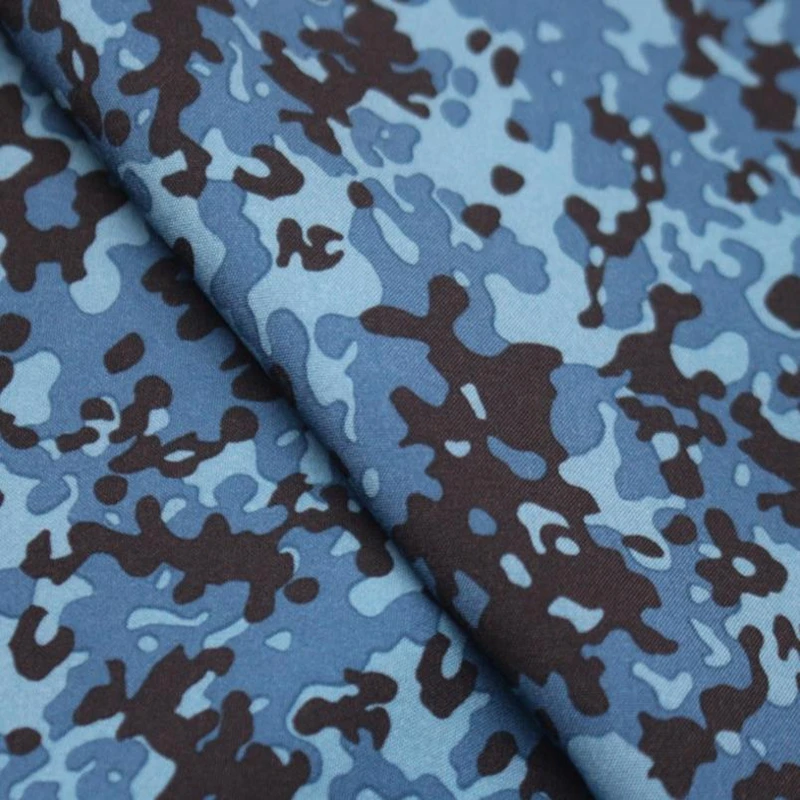 Soft touch woven polyester 4 way stretch fabric with print