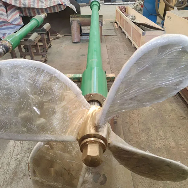 High Quality Marine Copper alloy  10 inch 3 Blade/Wing Engine boat long tail boat propeller/shaft