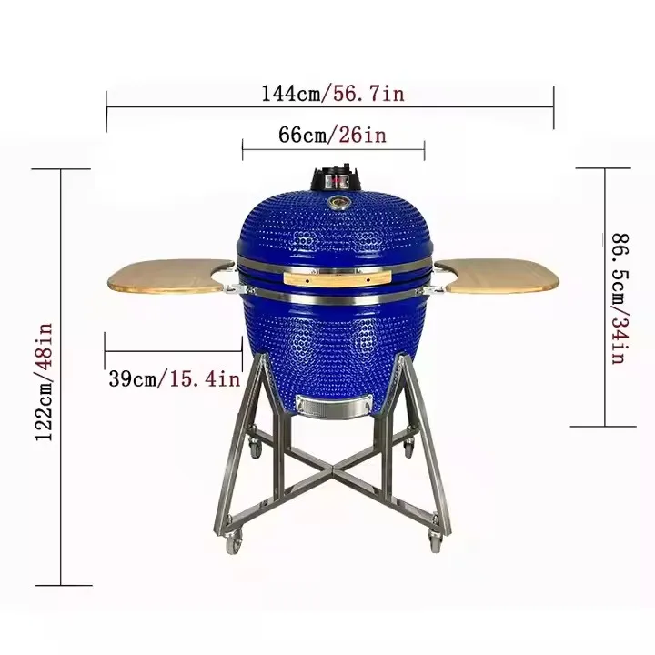 KIMSTONE 26 дюймов открытый барбекю гриль керамическая Kamado плита заказной цвет и размер