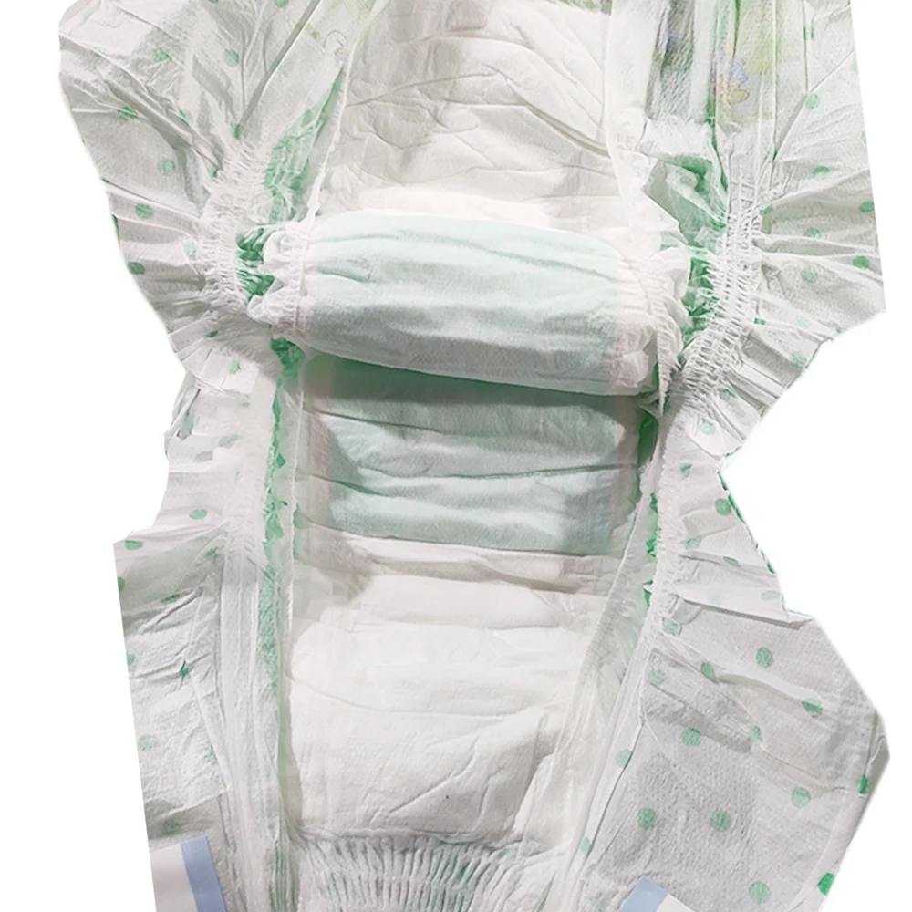 Factory Supply High Quality Baby Diaper Manufacturers in China Non Woven Fabric USA Disposable Magic Tape Printed Nonwoven