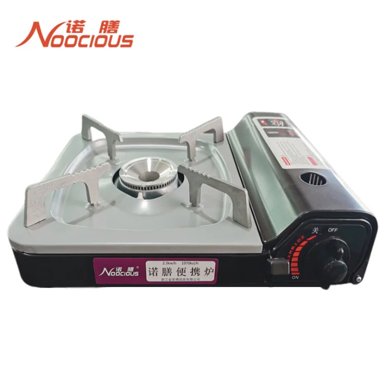 High Power Outdoor Camping Cooker Butane Burner Home Portable Gas Stove with Pressure Protection