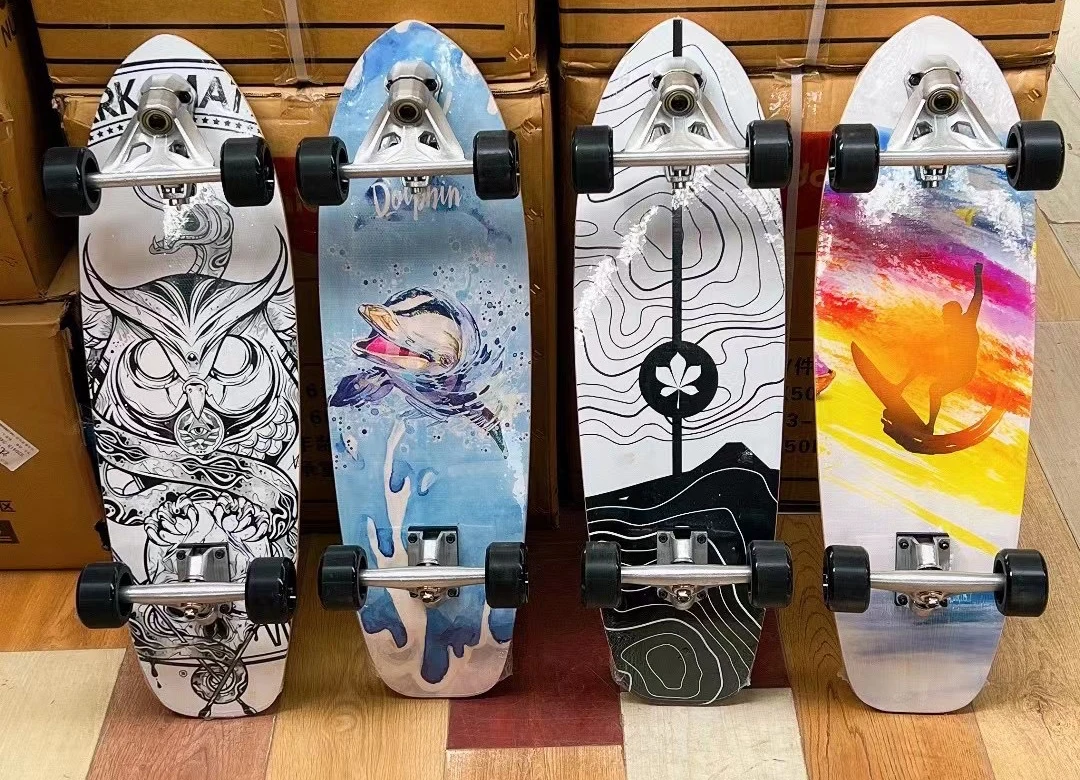 Hot Sell Cruiser Skateboard surf skate 7 Ply Maple CX7 Land surfboard Cruiser