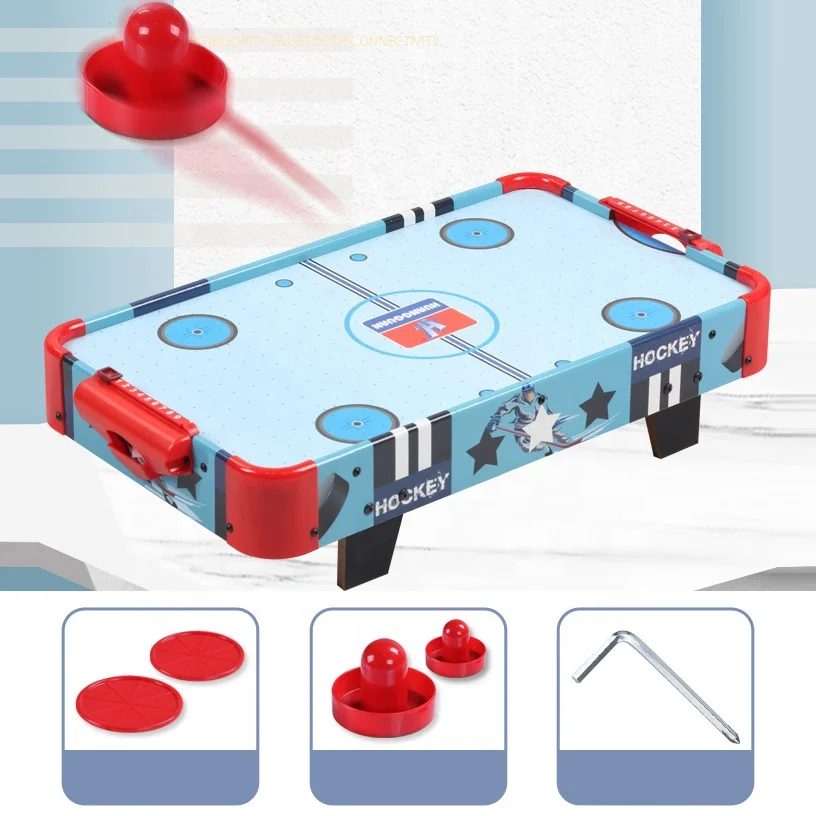 Popular wood tabletop ice hockey game sport toy MDF hockey table indoor family game wooden ice hockey toy for kids