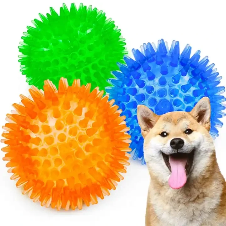 Interactive Toys Squeaky Dog Balls for Puppies and Medium Pets Dog Toys
