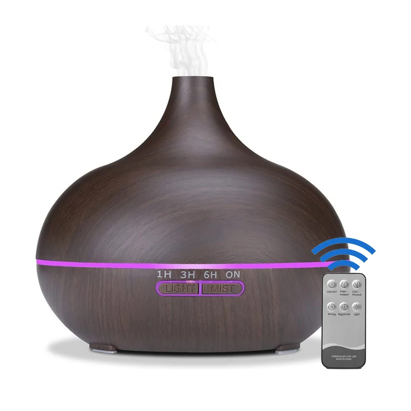 550Ml Big Spray Nozzle Atomizer Silent Humidifiers Essential Aromatherapy Oil Fragrance Aroma Diffuser Ultrasonic Humidifier