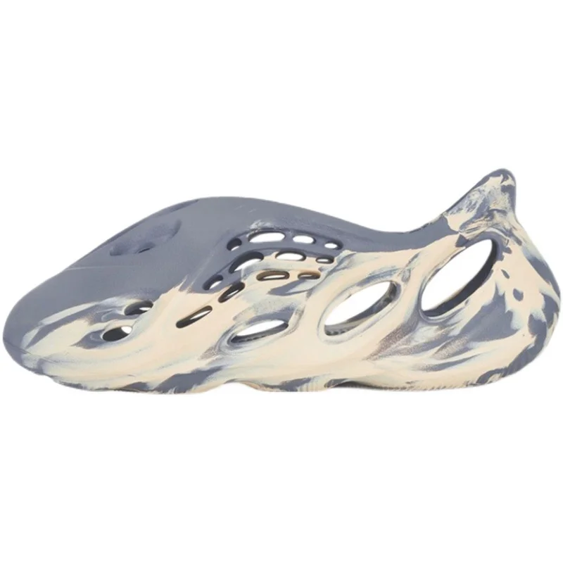 
2021 Yeezy slippers MXT Moon Grey Foam Runner Hollow slide 