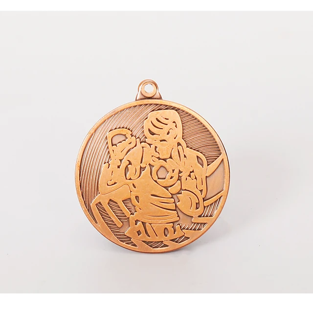 Badges medal set games marathon metal tag football gold medal