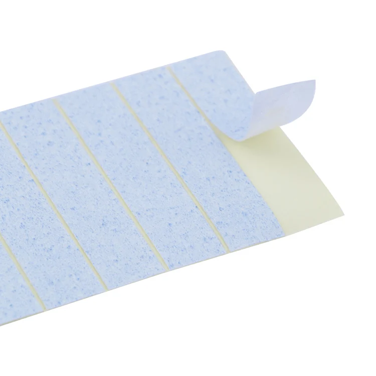 FH Free Sample Waterproof Double Side Blue Pre Cut Replacement Film Adhesive Tape For Hair Extensions Wholesale