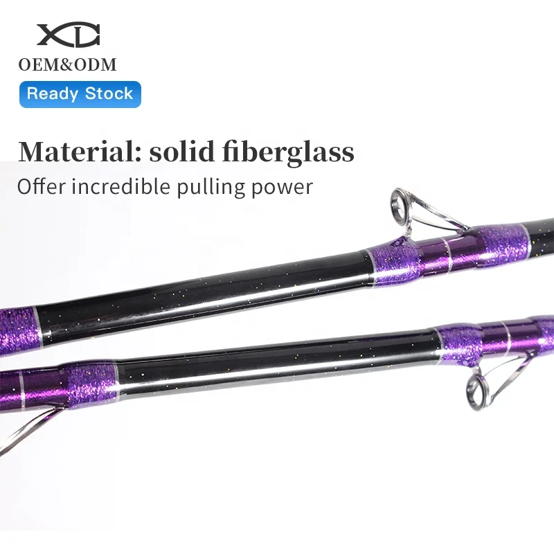Factory Heavy 1.5-2.1m spinning casting fishing rods offshore fishing pole tuna trolling rod for boat fishing