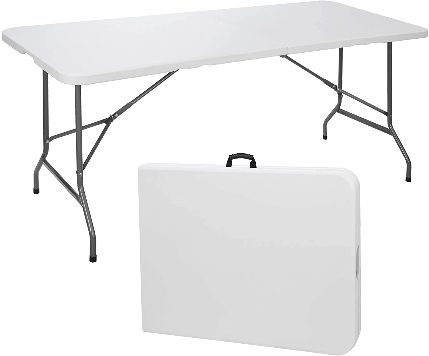 
180cm wholesale portable 6ft plastic folding table for outdoor/camping/garden 