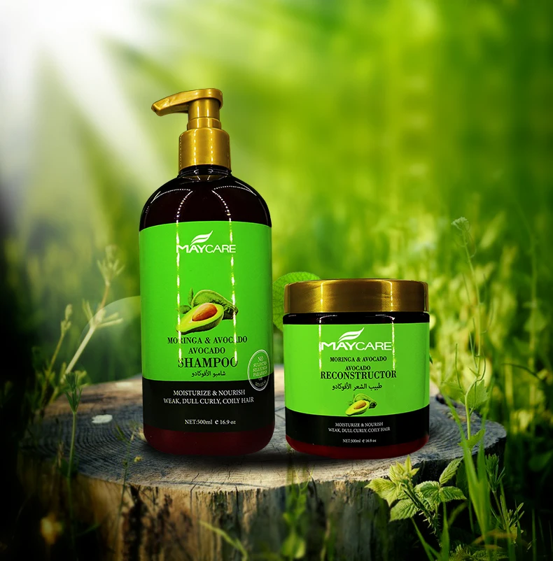 Organic Avocado Hair Food Deeply Repair 3-in-1 Dry Hair Mask Treatment