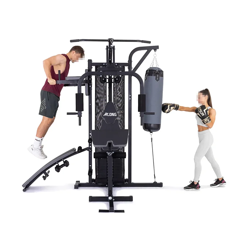 Home Gym Equipment Home Fitness Equipment Exercise Multi Station Home Gym 3 Station Fitness Machine Equipment
