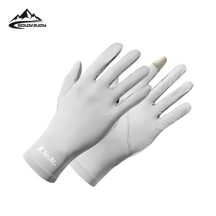 GOLOVEJOY XG41 Summer Sports Gloves for Sun Protection Outdoor Cycling Driving Fishing Gloves Anti Skating Icy Silk Gloves