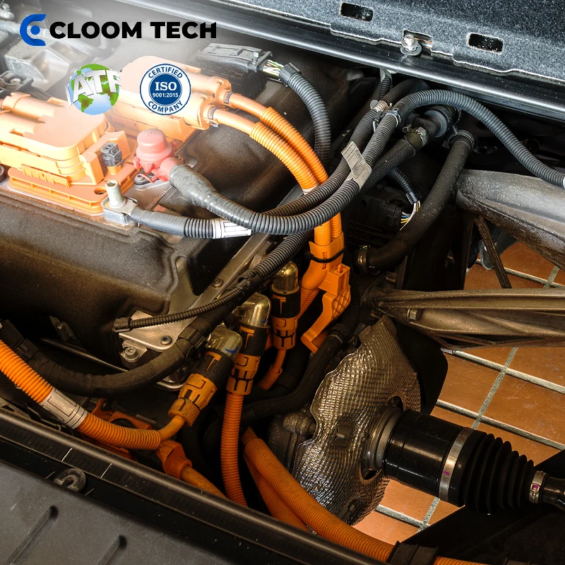Copper Tinned Non-Insulated Crimp Ring Wire Connectors Pre-Insulating RV5.5-6 round Cable Terminals Machine Use Rubber Insulated