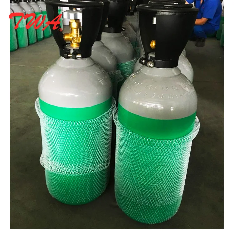 TPED PED certificate 210bar 4.7 liter cylinders oxygen tank industry food grade  gas cylinder for EU