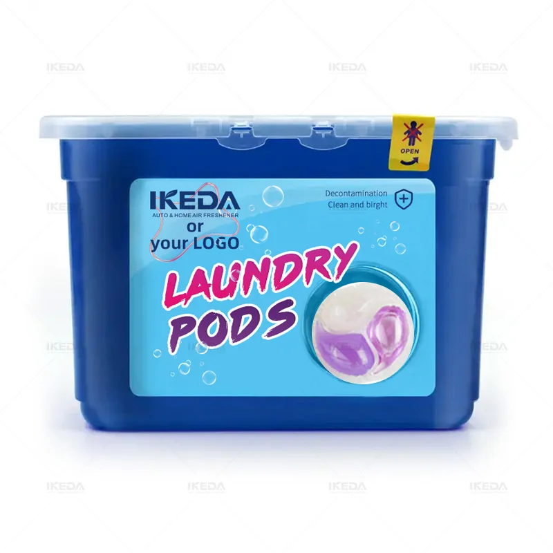 Laundry detergent 3 in 1 laundry pods shape essential oils laundry detergent pod