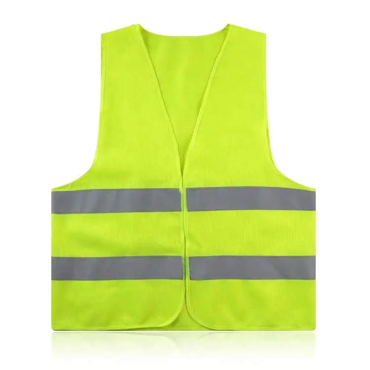 High Visibility Polyester Knitted Fabric Reflective Vest Construction Work Reflective Vest (1600592316894)