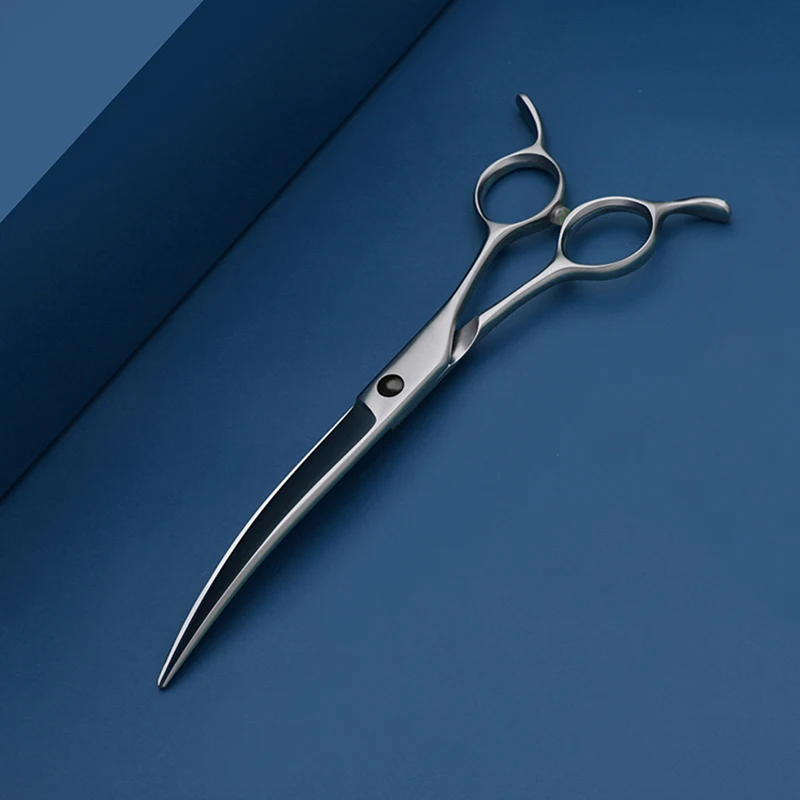 2023 high quality pet grooming curved scissors for ear curved grooming scissor for pets