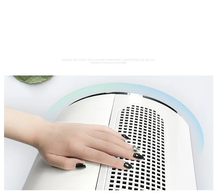 professional Manicure Tools 40W Nail Dust Vacuum Cleaner with 3 Fan Nail Dust Collector for Manicure Nail Art Salon