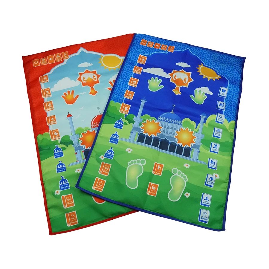 electronic muslim prayer mats islamic toys for kids educational toys learning living room carpet rugs exercise mat DT1705
