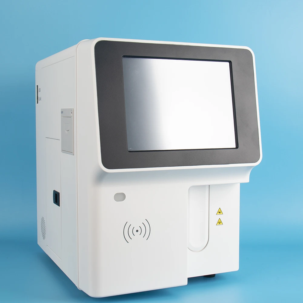 full auto Veterinary Diagnostic Equipment 3 part Blood Analysis System Hematology Analyzer Clinic 5 part Hematology Analyzer