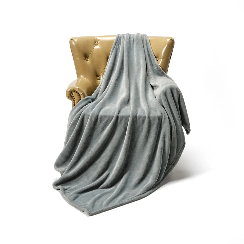 
Flannel Blanket Plush Knit Baby Swaddle blanket Super Soft Throw Blanket 