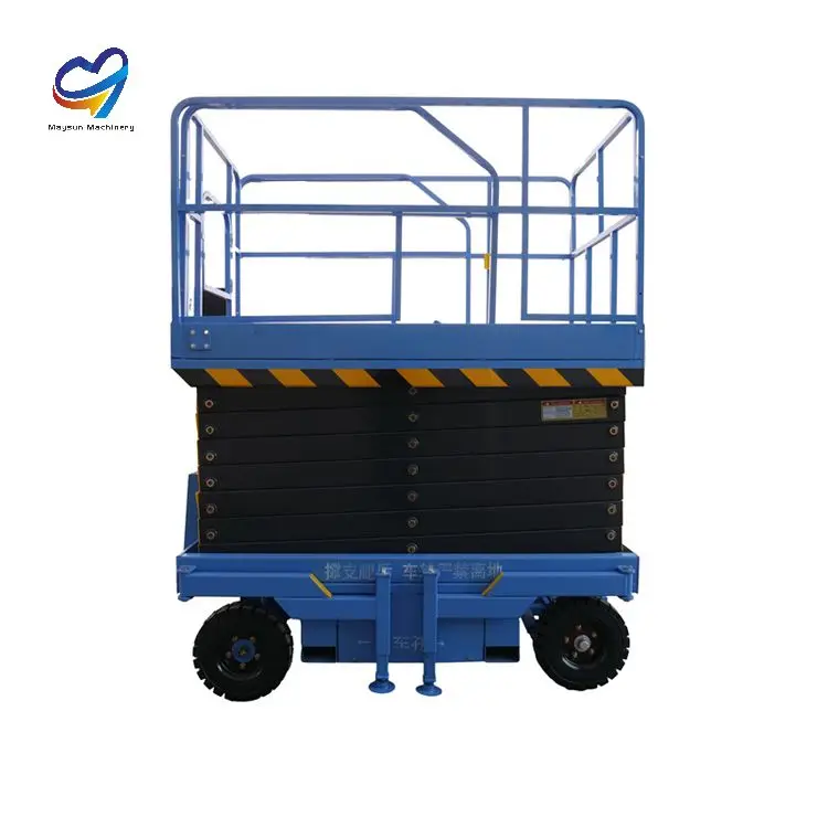 Factory Hydraulic New Mobile Scissor Lift Electric Lift Platform elevator 4-18m Manual Movable Scissor Lift