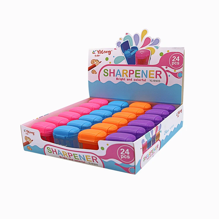 Yalong новые милые многоцветные точилки для карандашей пластиковая необычная точилка детей