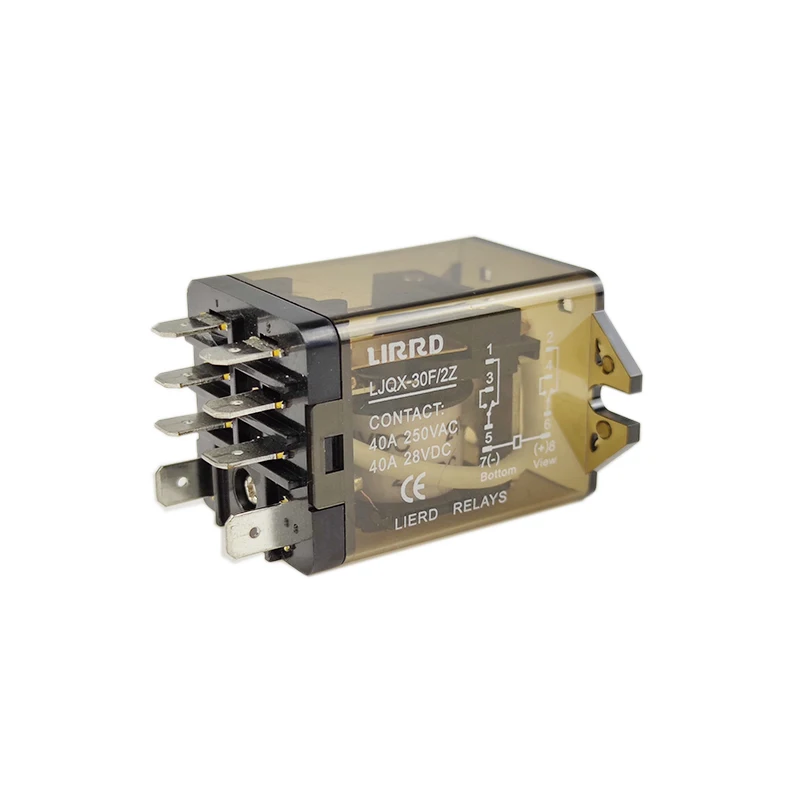 JQX-30F 2Pole 8 Pins Plug In Electromagnetic High Power Relay