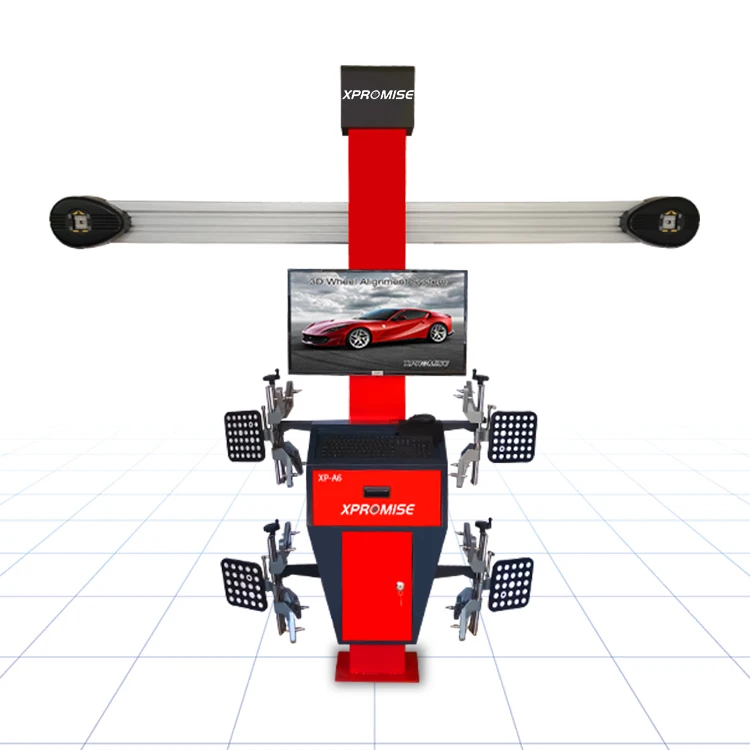 Factory price 3D Car four wheel alignment with 6.4mp camera and CE certifIcation 3D Wheel aligner